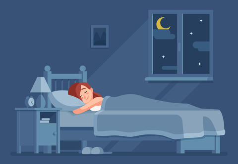 ilustración_mujer_durmiendo